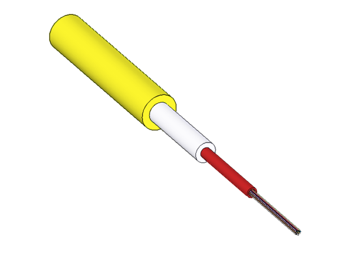 CCM Bündeladerkabel LSFH-Dca 8x9/125 YE