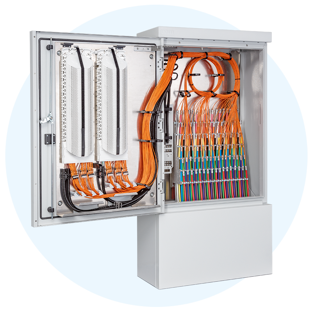 Netzverteiler NVt 80-T komplett ausgebaut