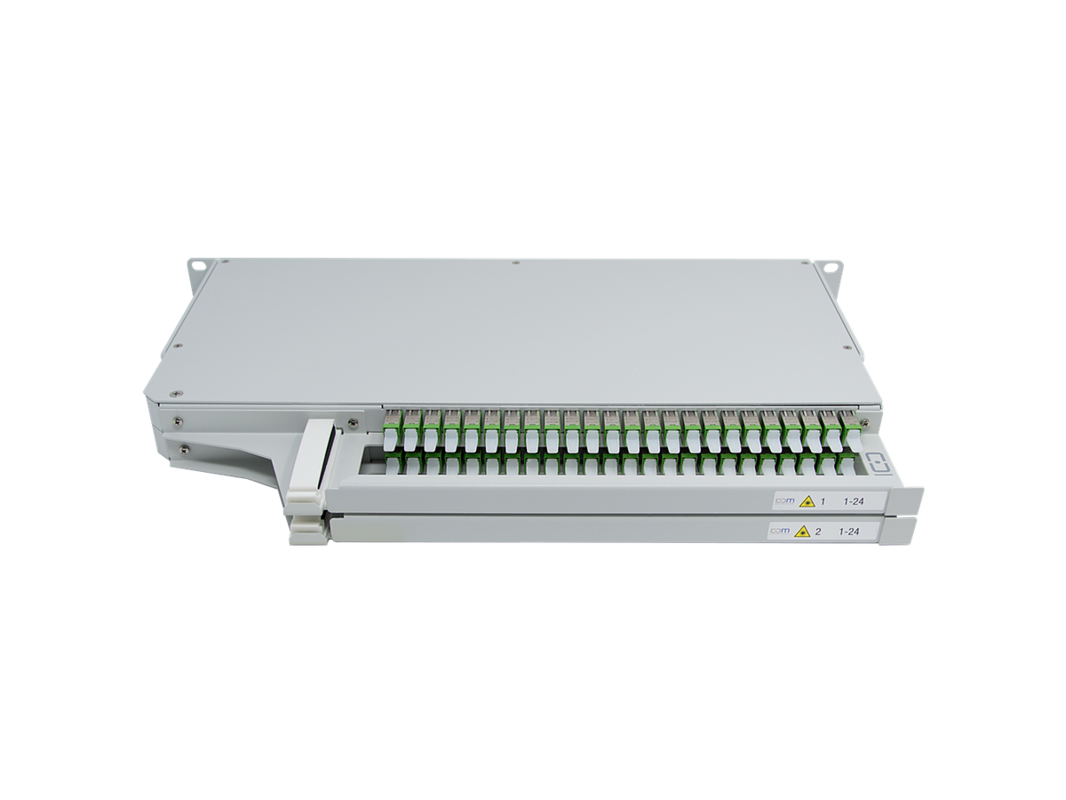 CCM Patchpanel 1HE SLITE PRO links