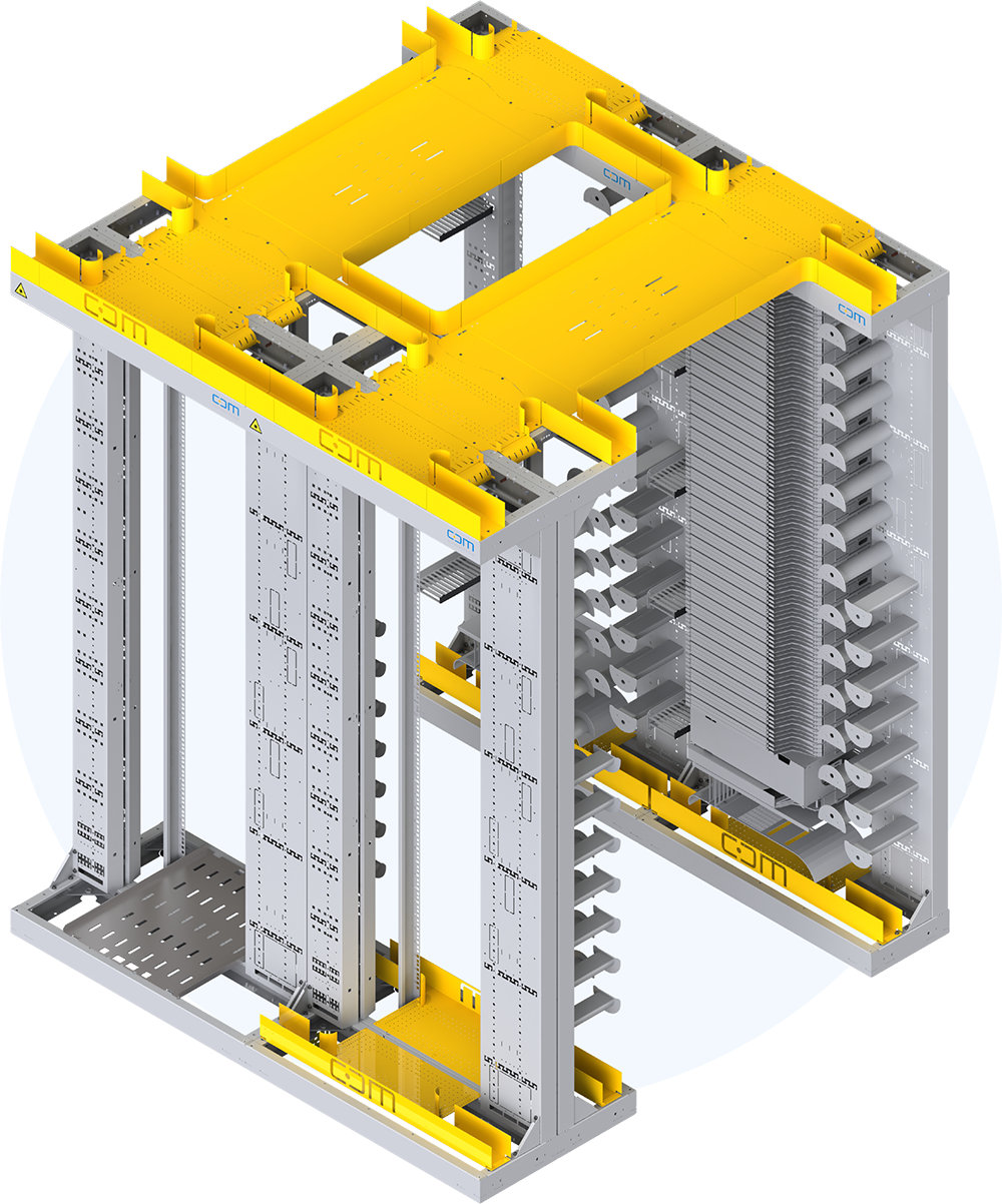 CARMA Racksystem | Optischer Hauptverteiler | Optical Distribution Frame ODF