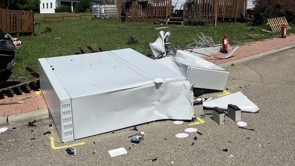 Außengehäuse nach einem Unfall