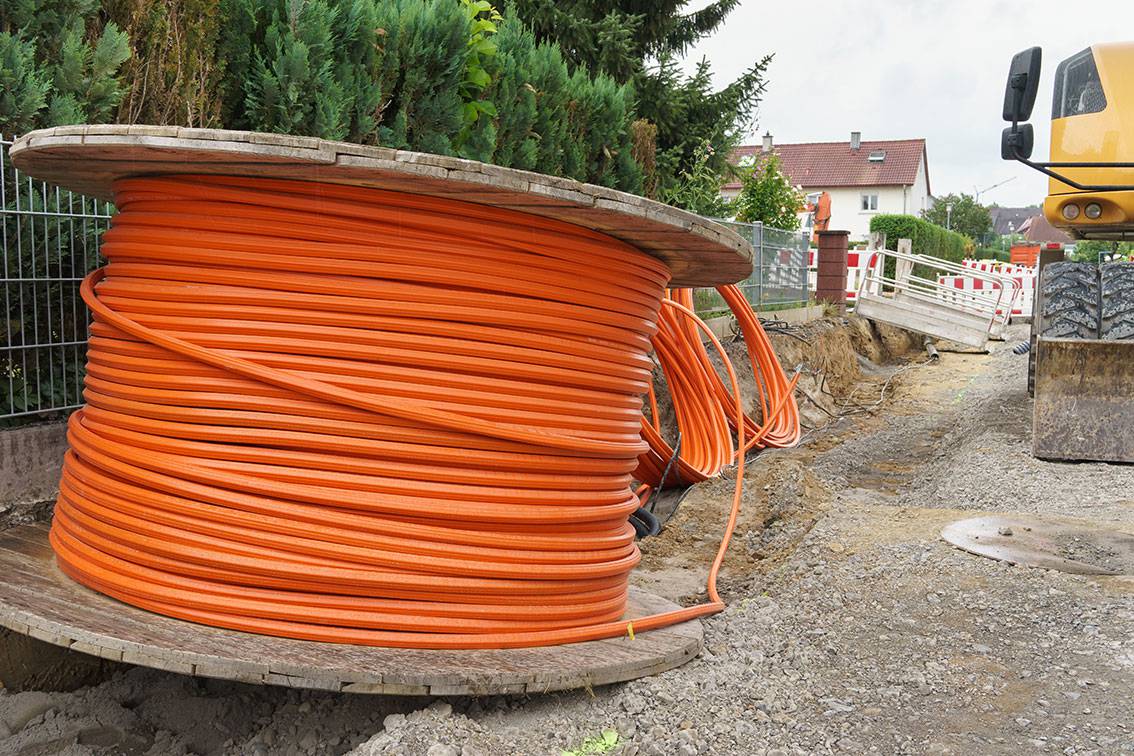 Breitbandausbau Baustelle