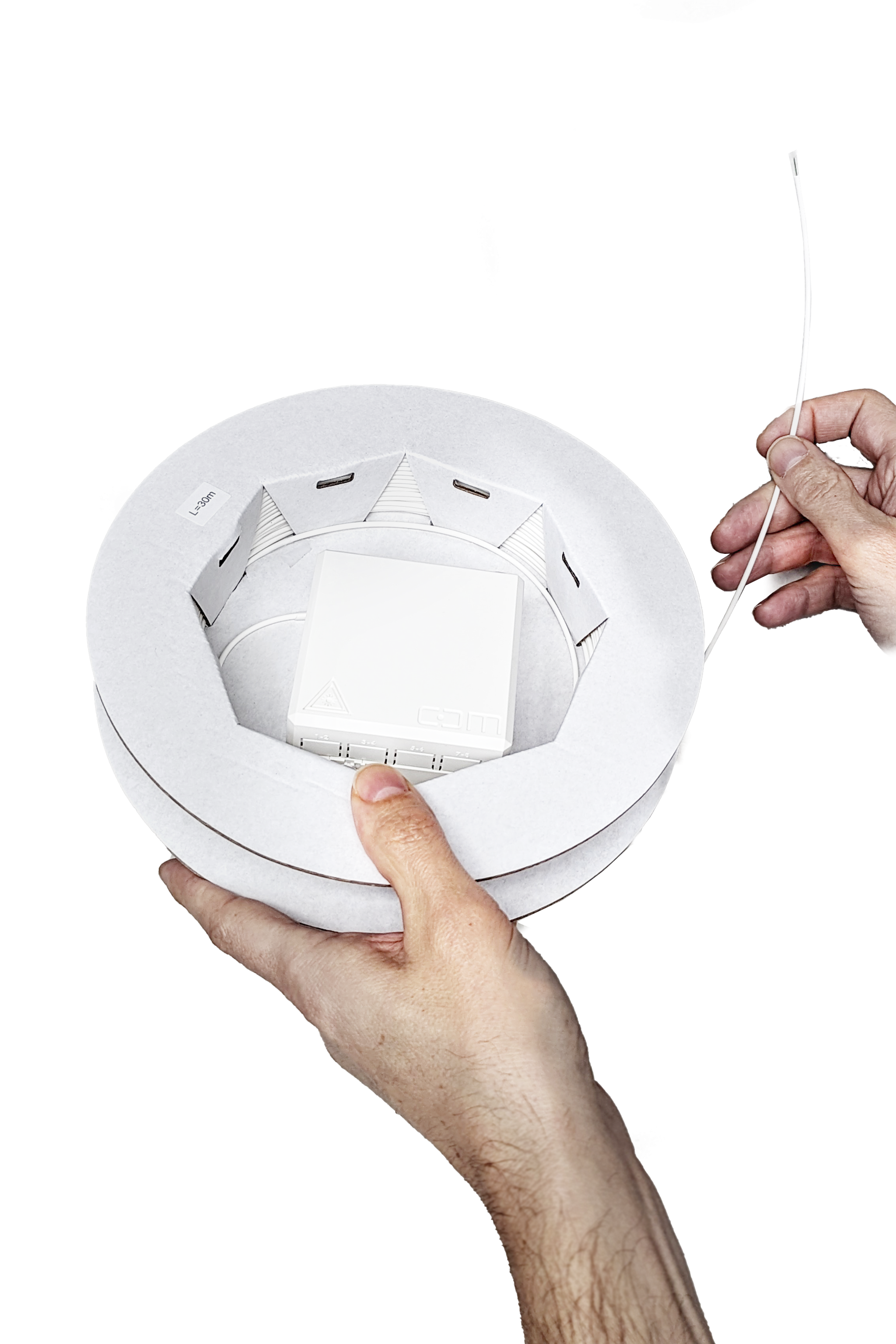 vorkonfektionierte FTTH Anschlussdose CCM ARCA XS Fanout
