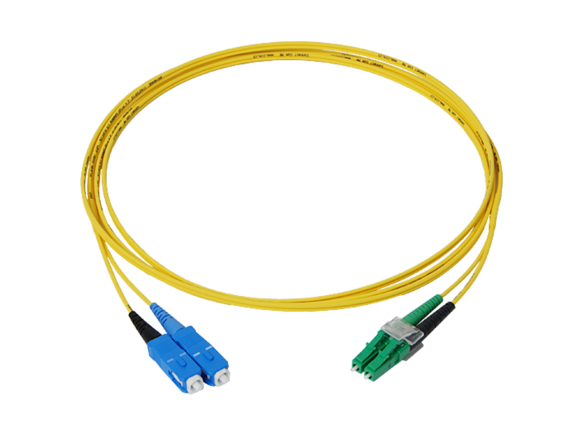 CCM Patchkabel Fig.8 2x2.0mm 9/125 YE