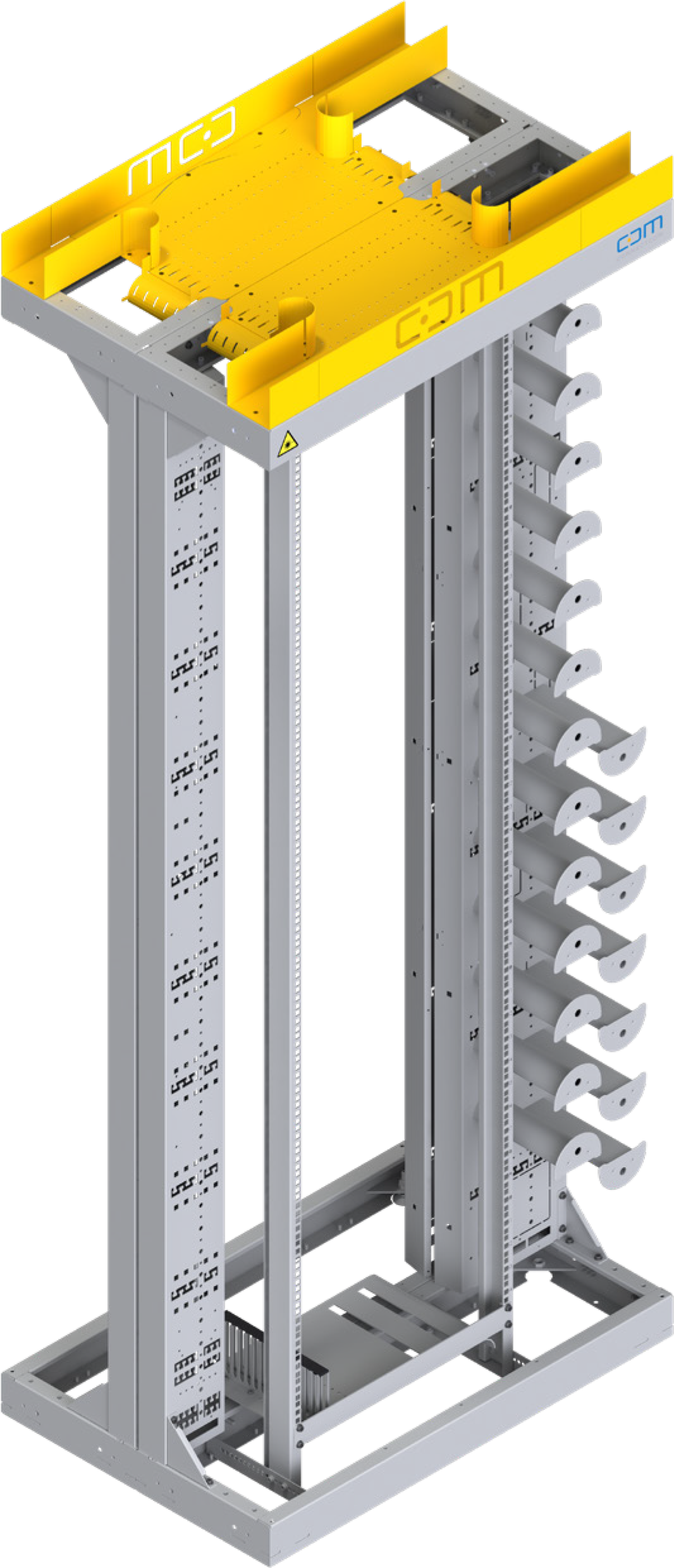 CARMA Racksystem Aktivrack | Optischer Hauptverteiler