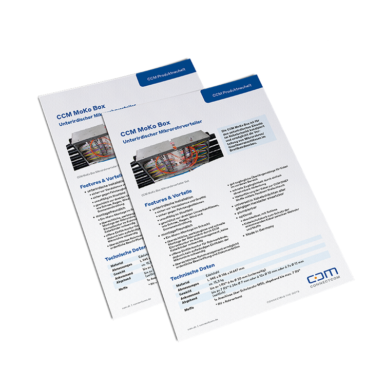 Flyer MoKo-Box unterirdischer NVt