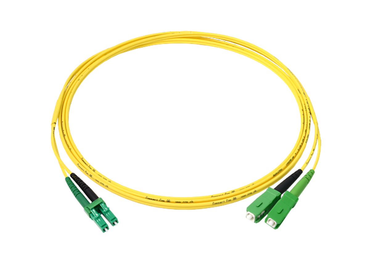 CCM Patchkabel Fig.8 2x1.7mm 9/125 G657A2 YE