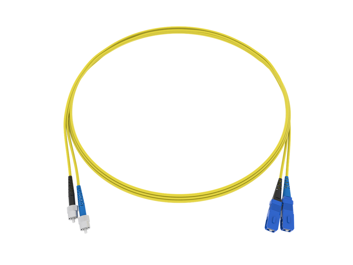 CCM Patchkabel Fig.8 2x1.7mm 9/125 G657A2 YE