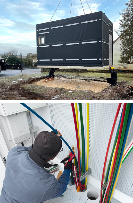 CCM Fieldservice Aufbau und Montage FiberCUBE Point of Presence | Glasfaser PoP Station
