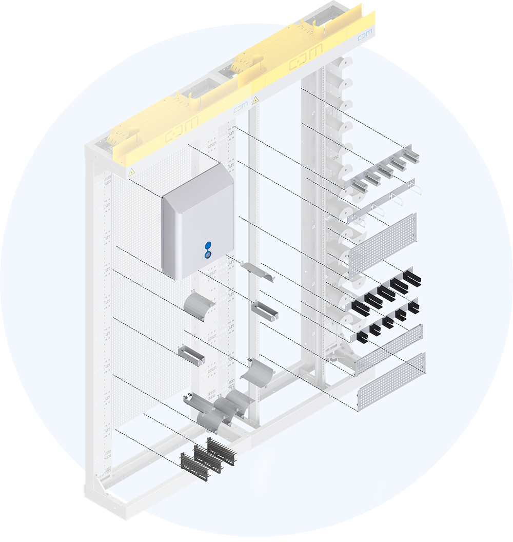 Kabelmanagementsystem | Optischer Hauptverteiler