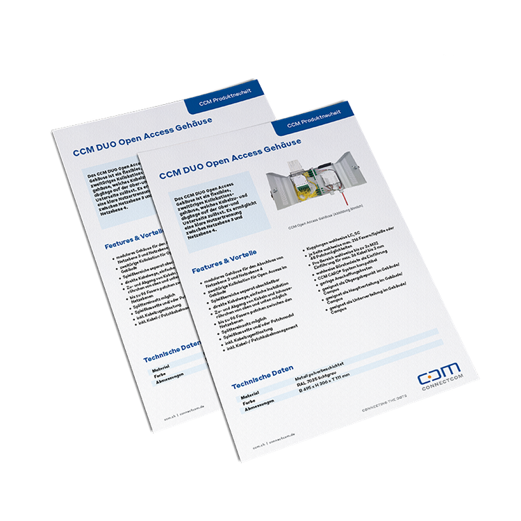 Flyer DUO Open Access Gehäuse